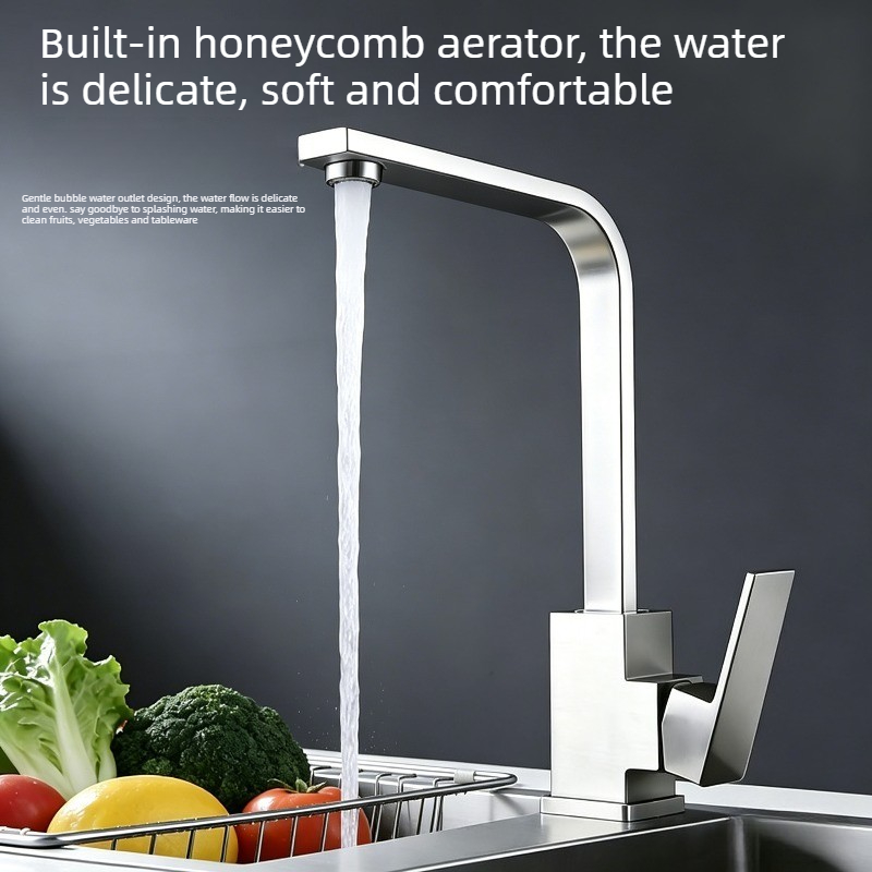 Kitchen Appliances Australia - 304 Stainless Steel Kitchen Faucet Brushed