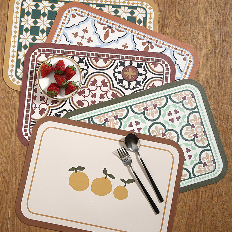 Kitchen Appliances Vintage - Retro American Heat Resistant Placemat Oil-Proof