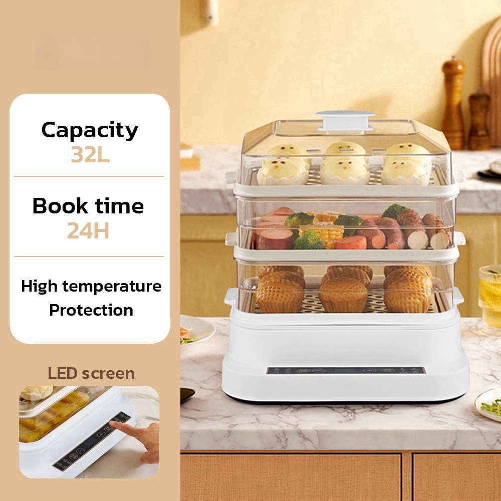 32L Smart Electric Steamer - 3 - Kitchen Appliances For Home ulasan dan harga