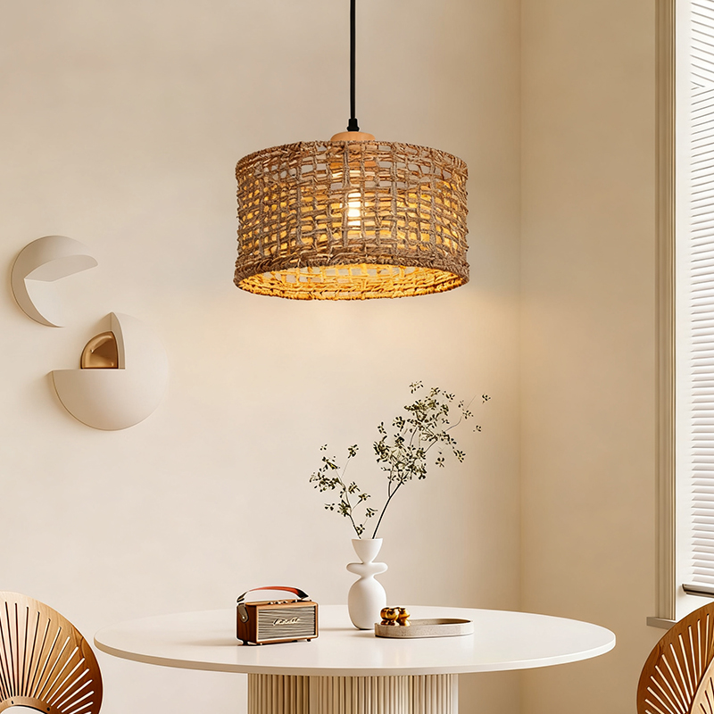 Wicker Rattan Pendant Lamp Tea - Kitchen Appliances Vintage ulasan dan harga
