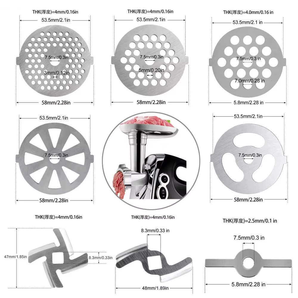 Meat Grinder Blades Pinion Mix - Kitchen Appliances Australia ulasan dan harga