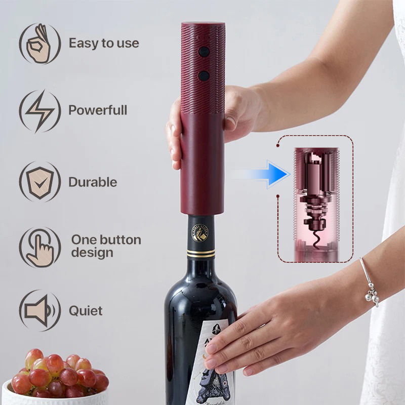 Automatic Wine Bottle Opener U - Wine Opener Electric ulasan dan harga