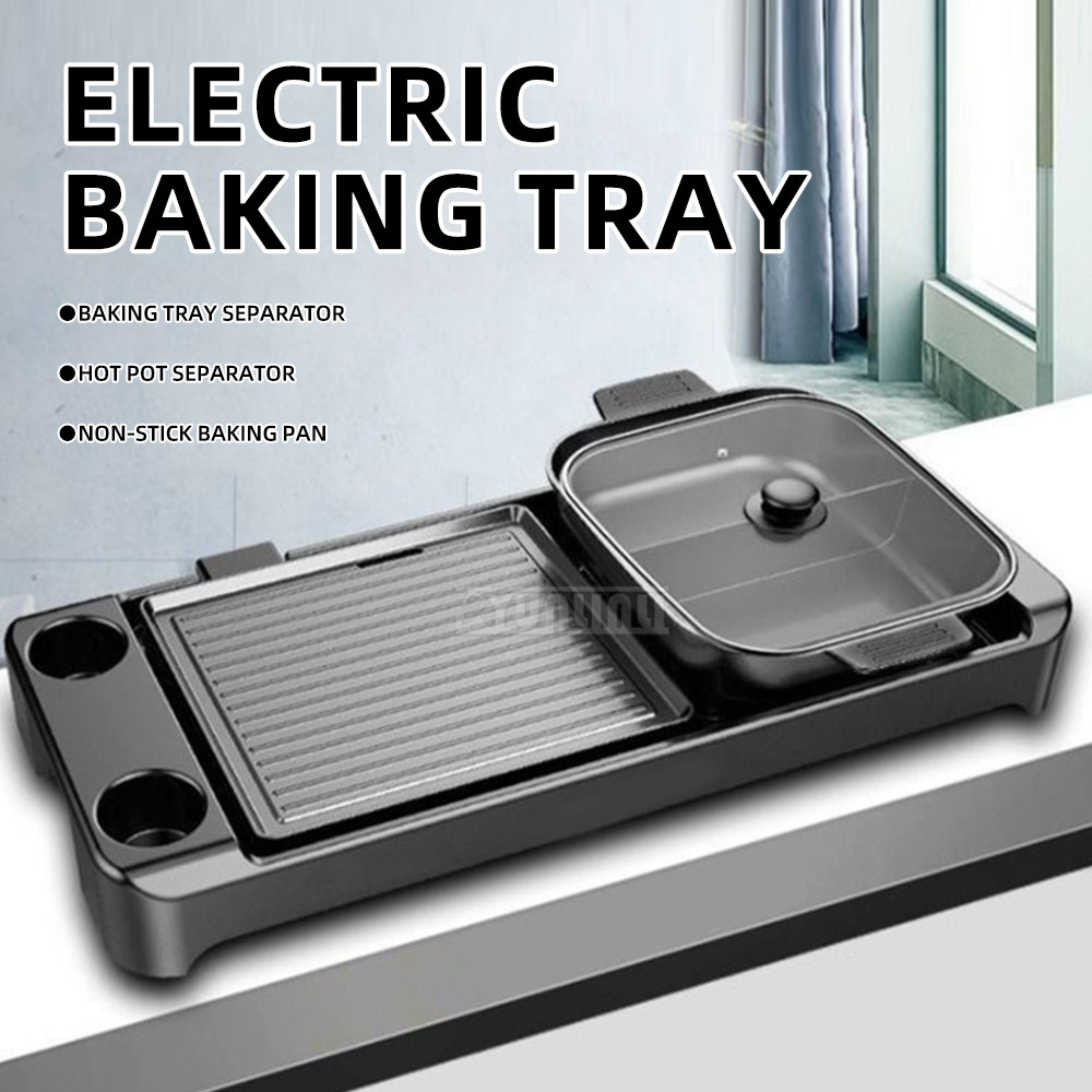 Electric Barbecue Hotpot Stove - Kitchen Appliances For Home ulasan dan harga
