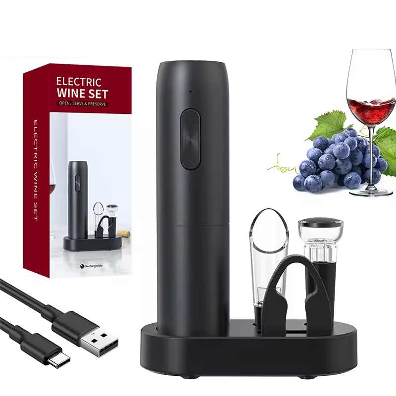4-in-1 Electric Bottle Wine Op - Wine Opener Electric ulasan dan harga