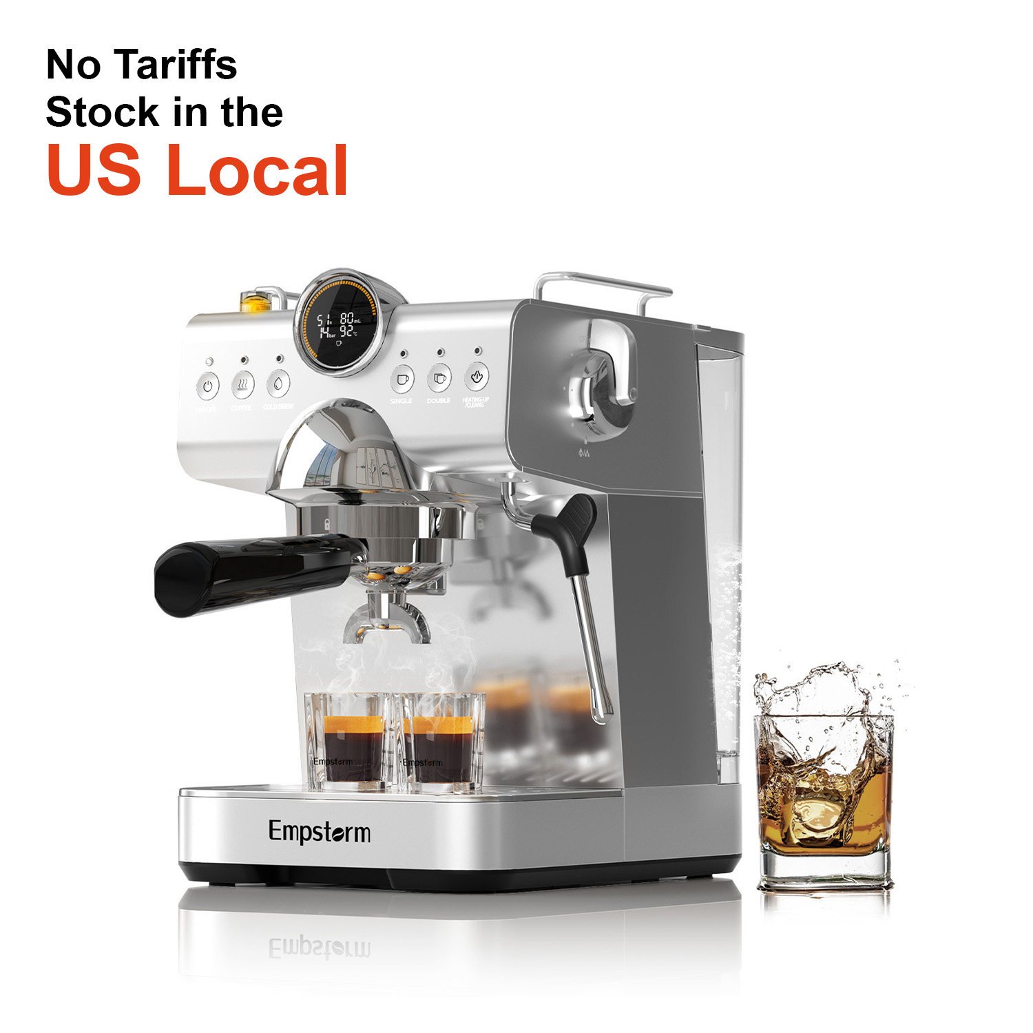 Empstorm CB1  Electric Modern  - Espresso Machine Semi Auto ulasan dan harga