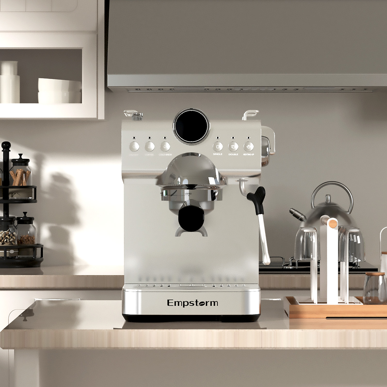 Empstorm CB1  Electric Modern  - Espresso Machine Semi Auto ulasan dan harga