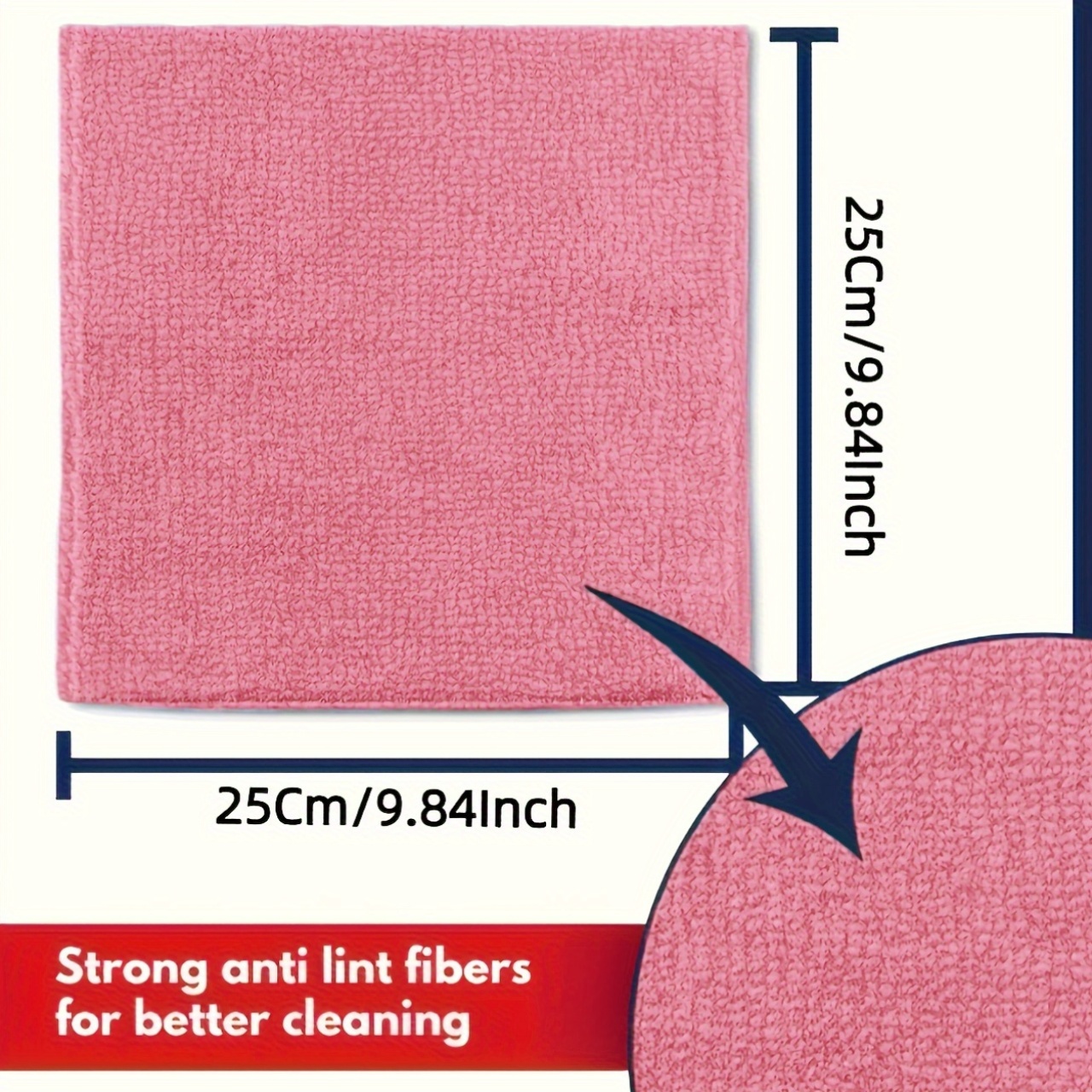 1-50Pcs Light Pink Microfiber  - Kitchen Appliances For Home ulasan dan harga