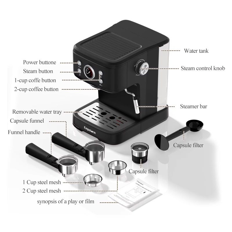Semi-Auto Espresso Coffee Mach - Espresso Machine Semi Auto ulasan dan harga
