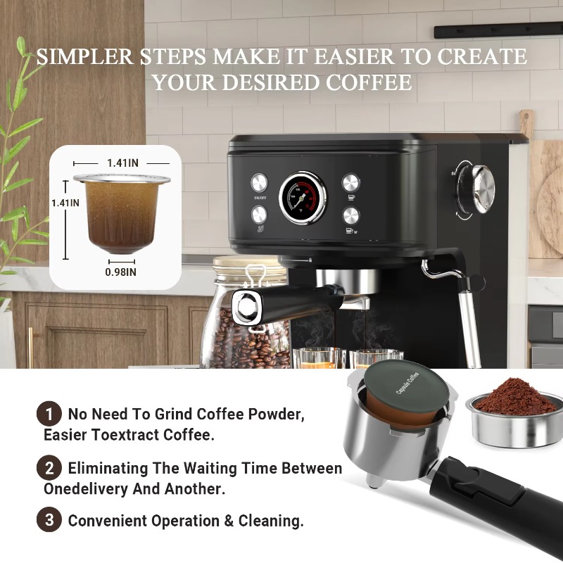 Semi-Auto Espresso Coffee Mach - Espresso Machine Semi Auto ulasan dan harga
