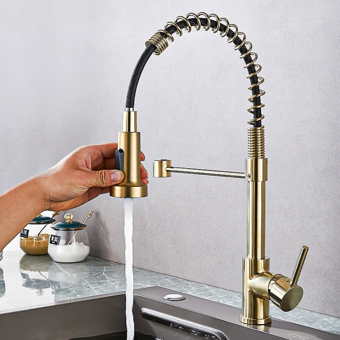 Brushed Gold Kitchen Faucets B - Kitchen Appliances Australia ulasan dan harga