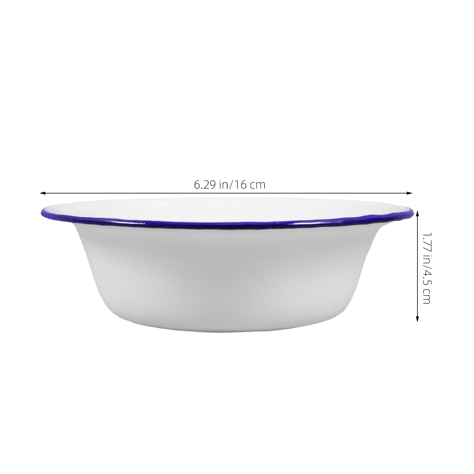 2Pcs Household Enamel Bowls So - Kitchen Appliances Vintage ulasan dan harga
